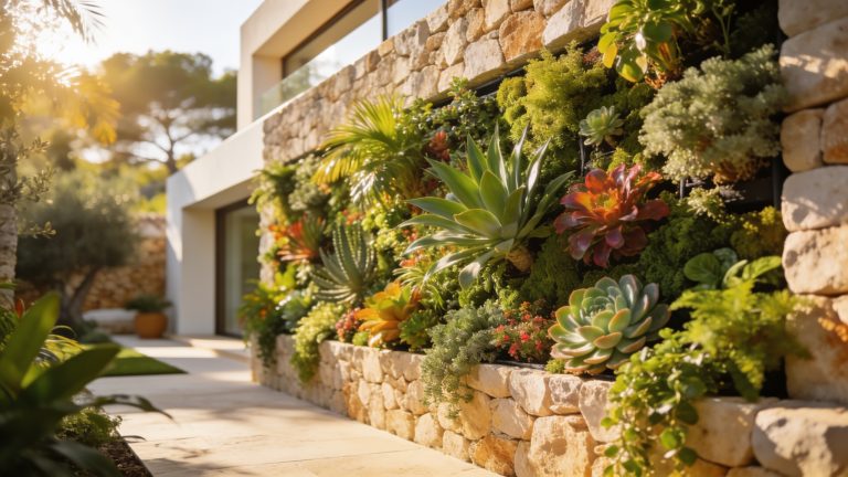 El auge de los jardines verticales en Mallorca como solución sostenible para el diseño exterior